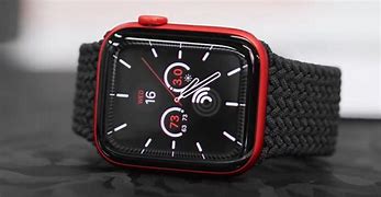 Image result for Gold and Red Rectangular Digital Watch
