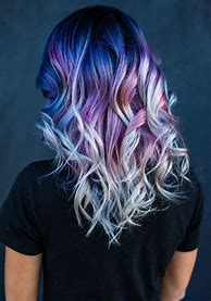 Image result for Galaxy Hair Color Space Unicorn