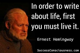 Image result for Ernest Hemingway Quotes About Writing