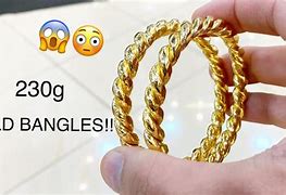 Image result for Solid 24K Gold Bangles