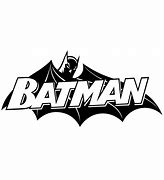Image result for Classic Black and White Batman Logo
