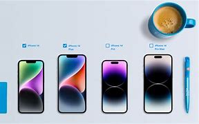 Image result for iPhone 14 All Models Size Comparison Chart