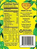 Image result for Black Beans Nutrition Label