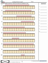 Image result for metric rulers worksheets