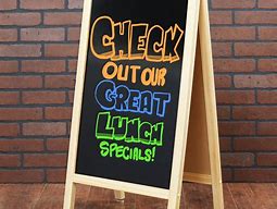 Image result for Sidewalk Sign Board