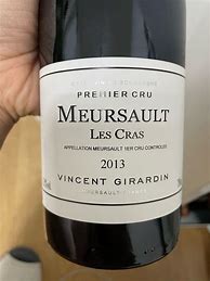 Image result for Vincent Girardin Meursault Cras Rouge