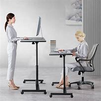Image result for Sit Stand Table Desk