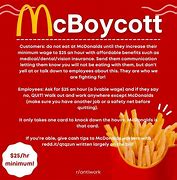 Image result for Boycott McDo