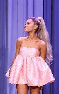 Image result for Ariana Grande Pink Dresses