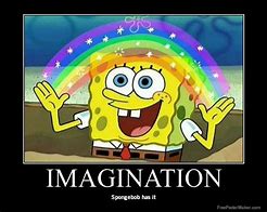 Image result for Imagination Spongebob Rainbow Meme