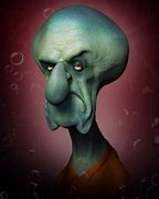 Image result for Squidward Scary Face Meme