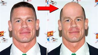 Image result for John Cena Bald Hair