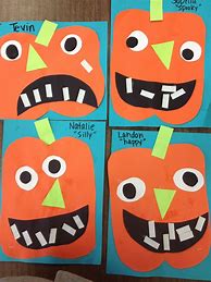 Image result for Preschool Halloween Pumpkin
