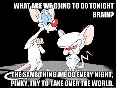 Image result for Body Build Pinky and the Brain Meme