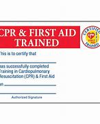 Image result for First Aid CPR Card