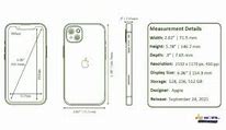 Image result for iPhone 13 Screen Size Chart