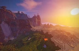 Image result for Minecraft Aesthetic Sunset