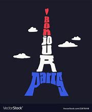 Image result for Bonjour Eiffel Tower Clip Art