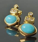 Image result for 18 Karat Gold Stud Earrings