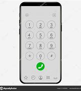 Image result for Cell Phone Number Pad White