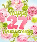 Image result for 27 Years Wedding Anniversary