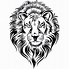Image result for Tribal Lions Head Drawings
