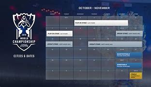 Image result for LOL eSports Schedule