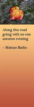 Image result for Basho Autumn