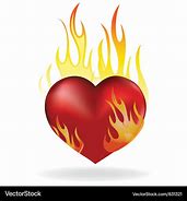 Image result for Fire Heart Vector