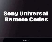 Image result for TV Remote Code Sony BRAVIA