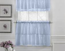 Image result for Blue Kitchen Curtains