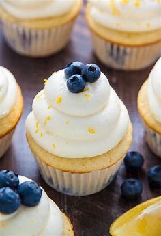 Lemon Blueberry Cupcakes - Baker by Nature | Recipe | Savoury cake, Desserts, Lemon blueberry cupcakes