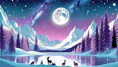Animals Moon Cold Night 2024 4k (3840×2160) - 4k Wallpapers - 40.000+ ipad wallpapers 4k - 4k wallpaper Pc