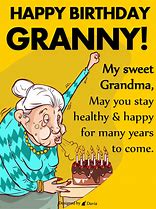 Image result for Funny Happy Birthday Grandma Cards