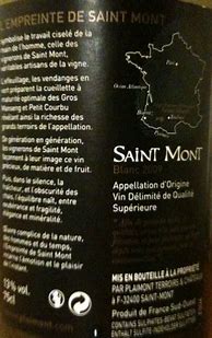 Producteurs Plaimont Saint Mont cepages preserves に対する画像結果