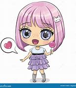 Image result for Pink Hair Cartoon Girl