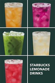 Image result for Starbucks adds new spicy lemonade drinks