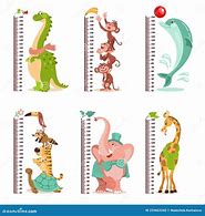 Image result for Cartoon Metric Height Chart