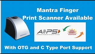 Image result for Thumb On Scanner Aeps