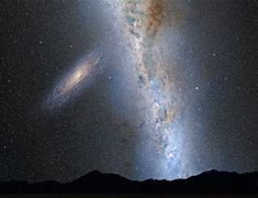 Image result for Milky Way Crashing into Andromeda