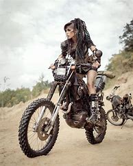 Image result for Post-Apocalyptic Lady Biker