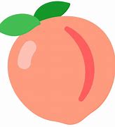 Image result for Peach Fruit Emoji