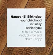 Image result for Funny 18th Birth Dt Cards