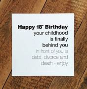 Image result for Funny 18th Birthday Quotes
