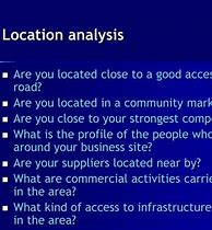 Image result for Business Plan Location Example