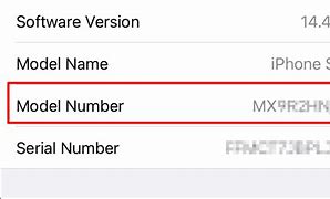 Image result for How to Find iPhone Model Number