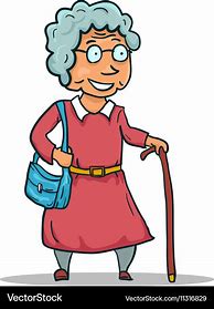 Image result for Old Woman Cartoon Character