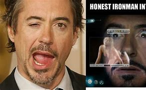 Image result for Iron Man Funny Face