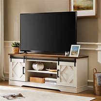 Image result for White Rustic Farmhouse TV Stand