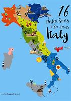 Image result for Tourist Map of Italy
